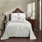 3 Piece Bedroom Bedding Cotton Chenille Coverlet Set Perfect for All-Season Bedroom Use